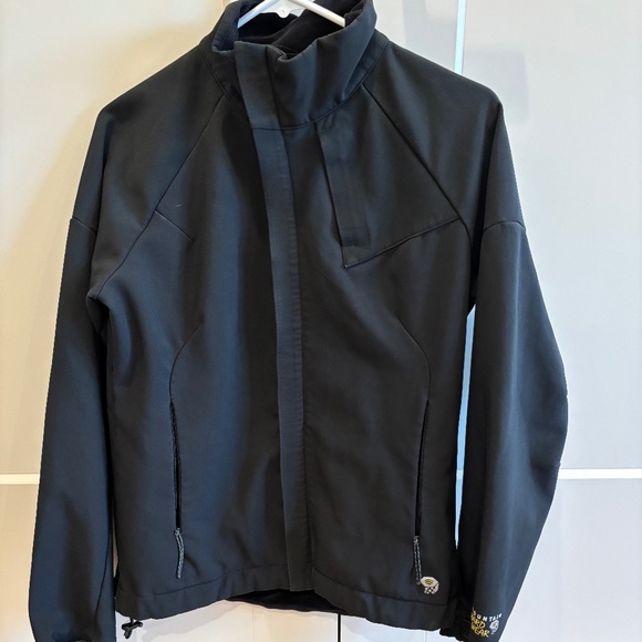 Mountain Hardwear Black Softshell Jacket Women's Size M Stretch Jacket - Picture 1 of 5